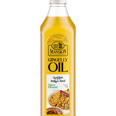 Mansion Brand Gingelly Oil 1 ltr pet bottle