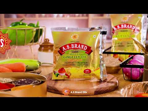 A.S. Brand Hulled Gingelly Oil (1 Ltr)